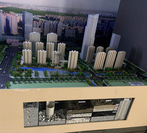 裕民县建筑模型